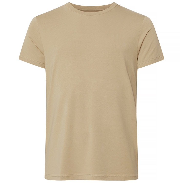 Resteröds R-Neck Tee Bamboo Beige