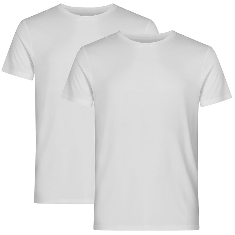 Resteröds T-shirt Bamboo 2-Pack White