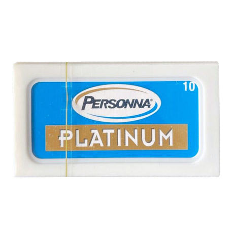 Personna Platinum Chrome Dubbelrakblad 10-pack