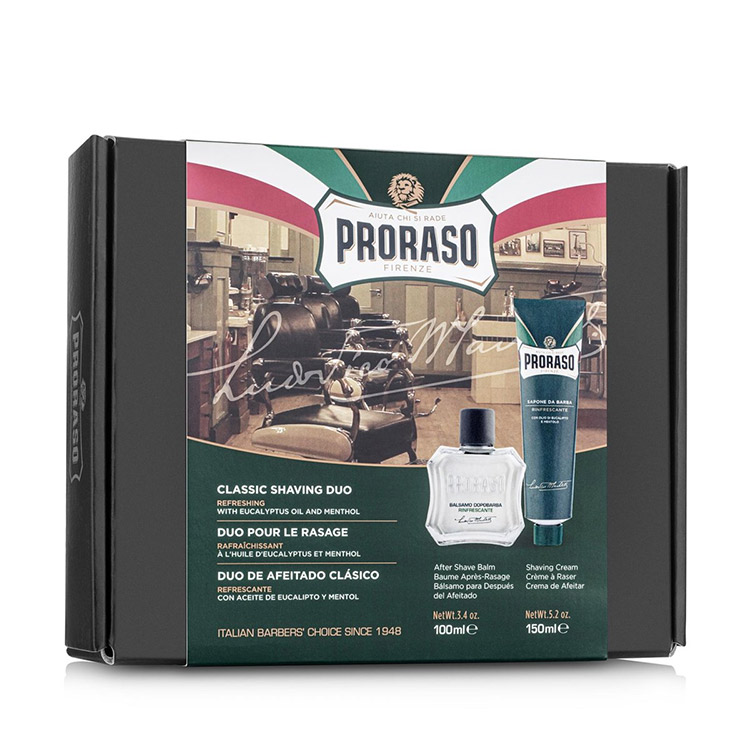 Proraso Gift Set Duo Refreshing Eucalyptus Balm & Cream