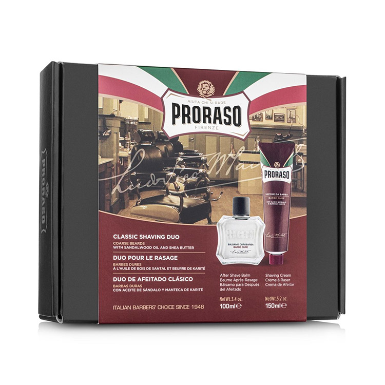 Proraso Gift Set Duo Nourishing Sandalwood Balm & Cream
