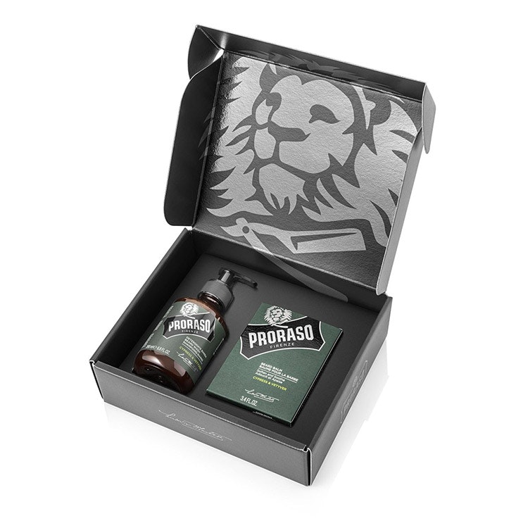Proraso Gift Set Duo Cypress & Vetiver Beard Balm + Wash