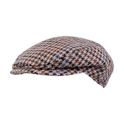 Wigens Harris Tweed Ivy Slim Cap 711 Blue