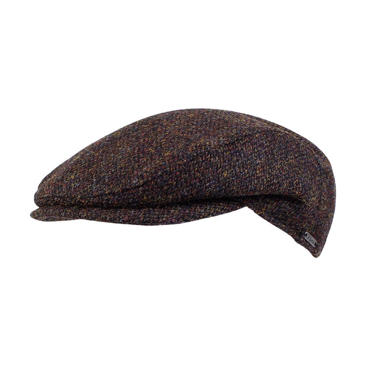 Wigens Harris Tweed Ivy Slim Cap 706 Dark Olive