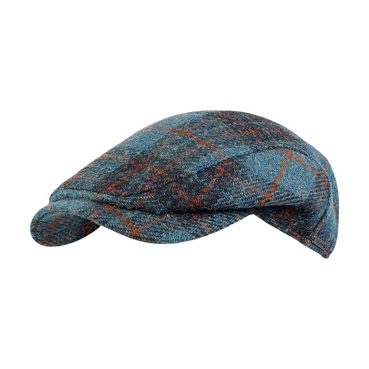 Wigens Harris Tweed Ivy Contemporary Cap 702 Green