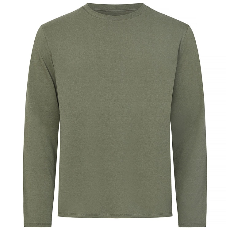 Resteröds Long Sleeve Tee Bamboo Army Green