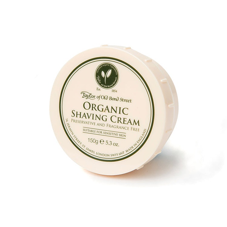 Taylor of Old Bond Street Organic Shaving Cream Bowl 150 g