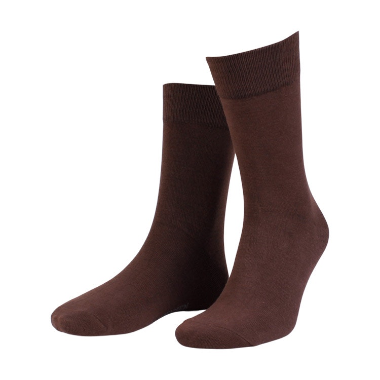 Amanda Christensen Bamboo Crew Sock Dark Brown