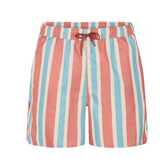 Resteröds Swimwear Warm Pink Stripe