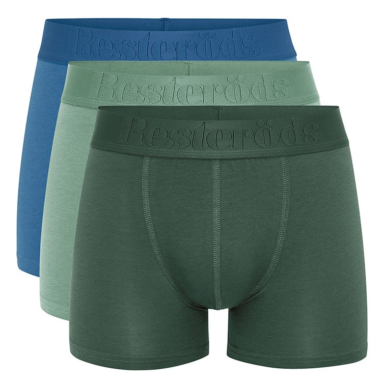 Resteröds Boxer Bamboo 3-pack Regular Leg Mix 30