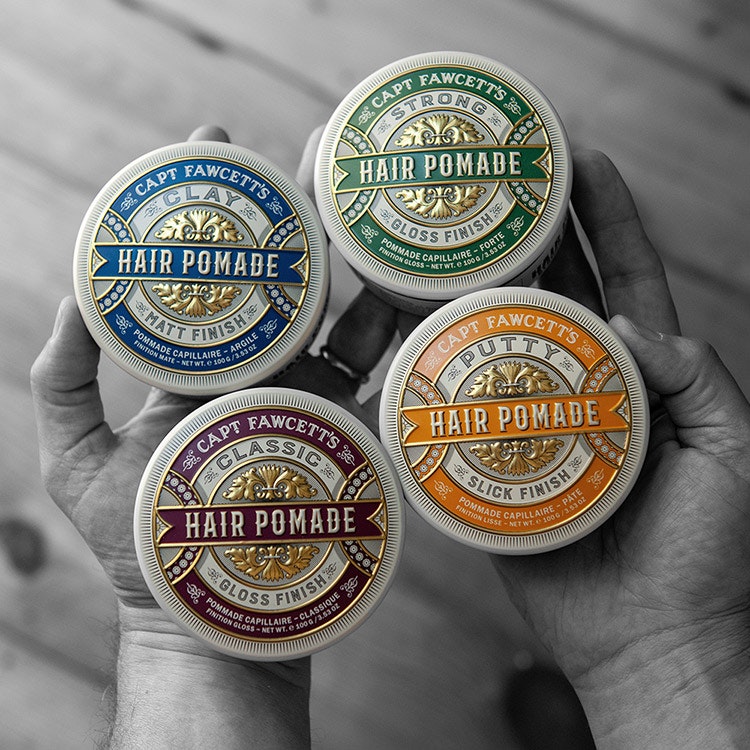 Captain Fawcett Putty Pomade Ochre