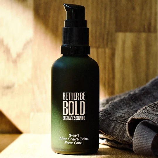 Better Be Bold Natural Face Cream & After Shave Balm