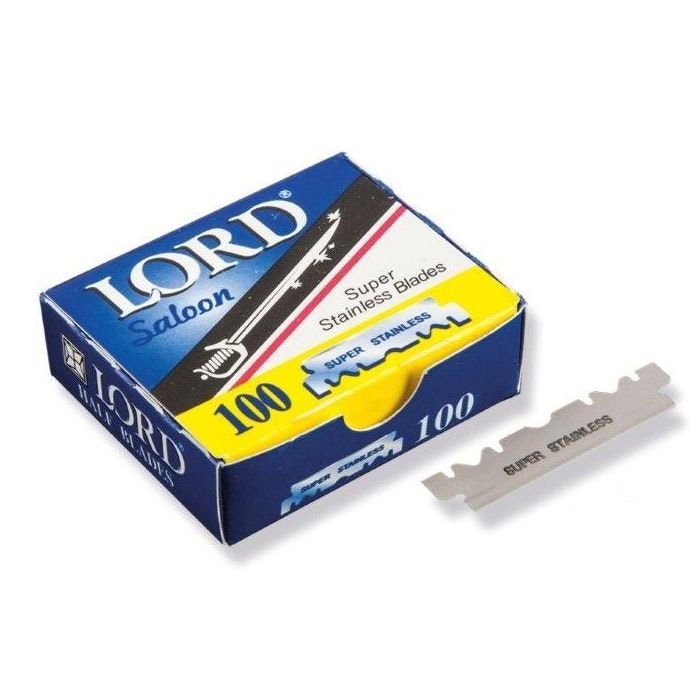 Lord Saloon Super Stainless Single Edge Razor Blades 100-p