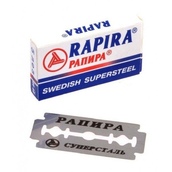 Rapira Swedish Supersteel Dubbelrakblad 5-p