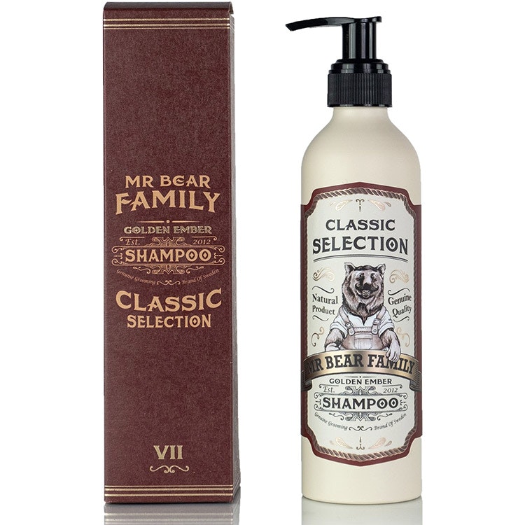 Mr Bear Family Shampoo Golden Ember - GUAPO Butiken För Män