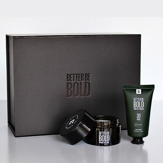 Better Be Bold Gift Box For Sunny Bald Heads Care And UV Protection