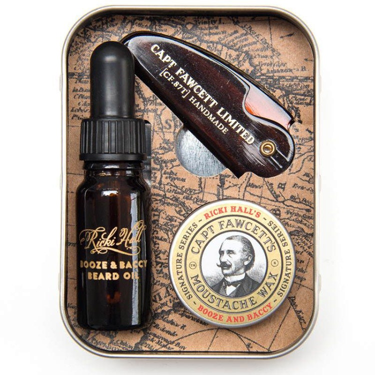 Captain Fawcett Grooming Survival Kit Booze & Baccy