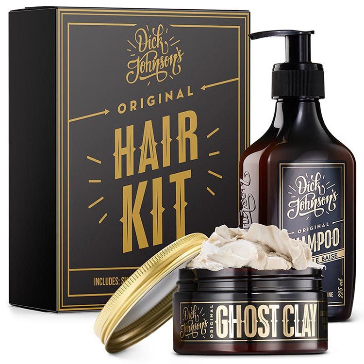 Dick Johnson Hair Kit Ghost Clay & Shampoo