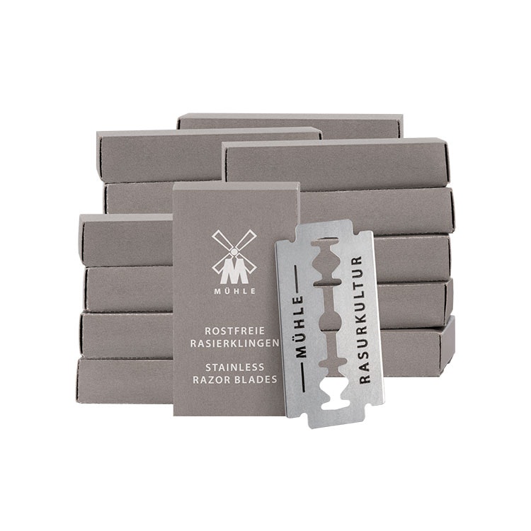 Mühle Dubbelrakblad 200-pack