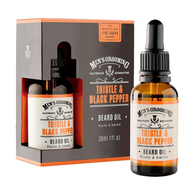 The Scottish Fine Soaps Thistle & Black Pepper Beard Oil