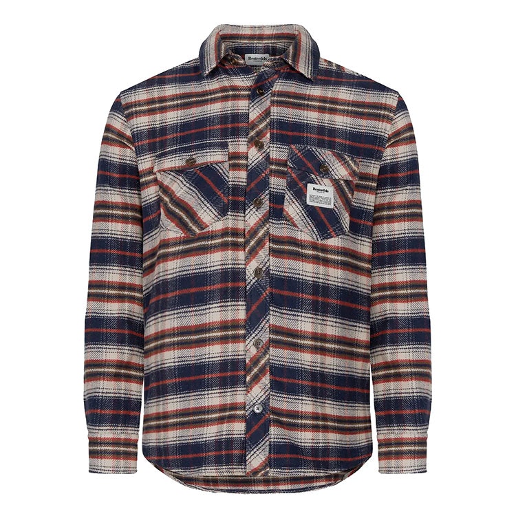 Resteröds Flannel Shirt Navy Check