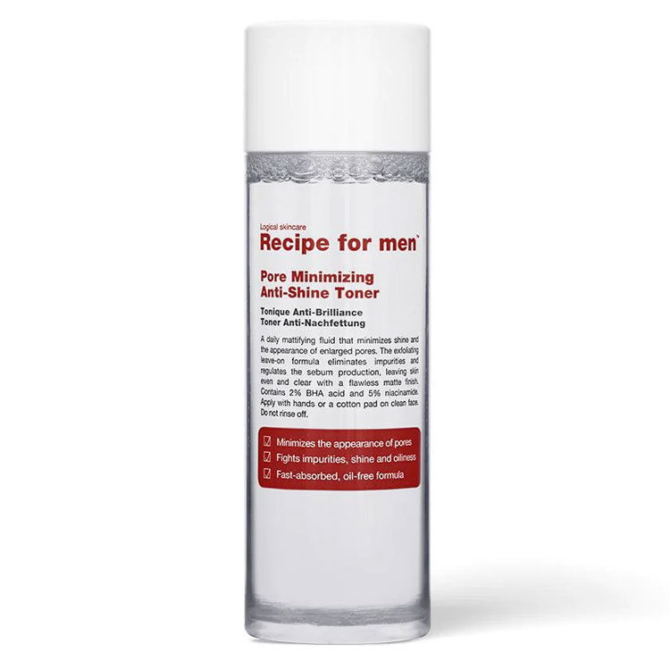 Recipe for men Pore Minimizing Anti-Shine Toner