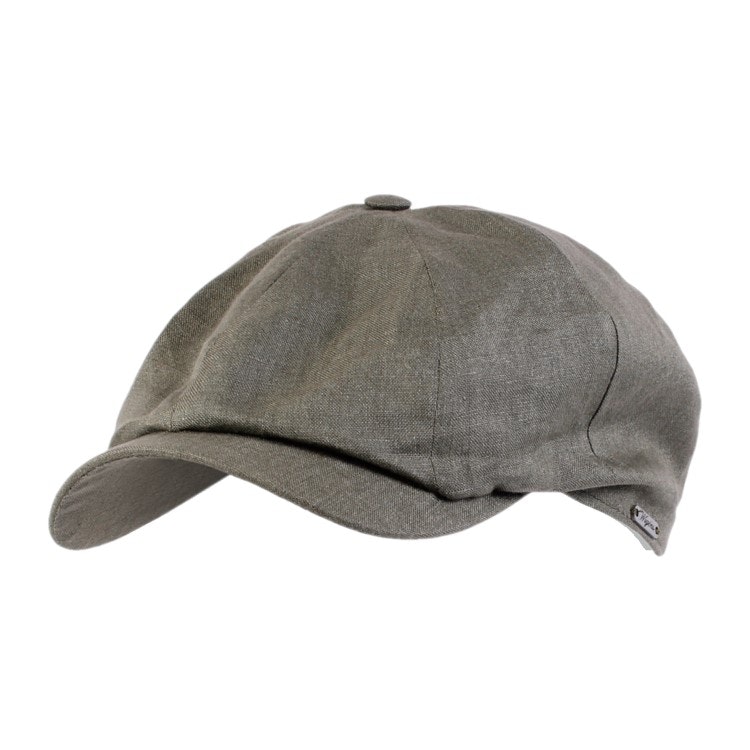 Wigens Newsboy Classic Cap Linen Olive