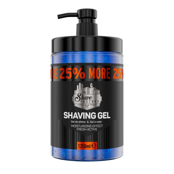 The Shave Factory Shaving Gel Fresh Active 1250 ml