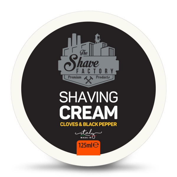 The Shave Factory Shaving Cream Cloves & Black Pepper