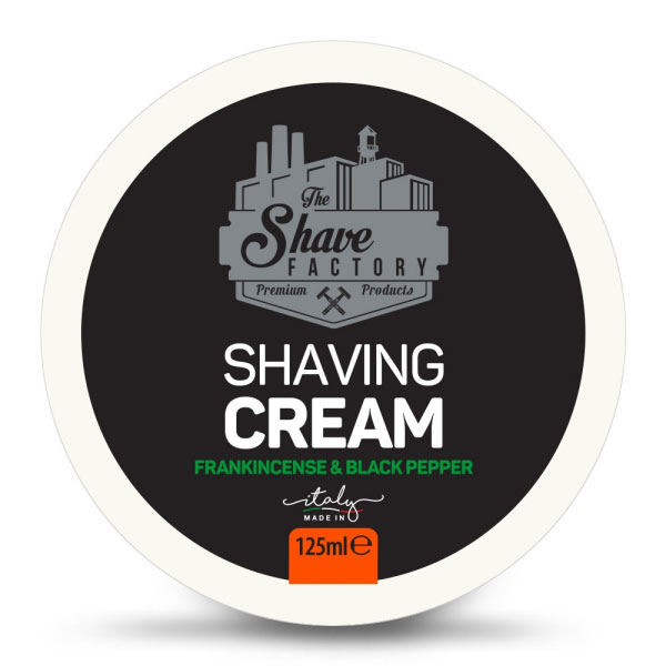 The Shave Factory Shaving Cream Frankincense & Black Pepper
