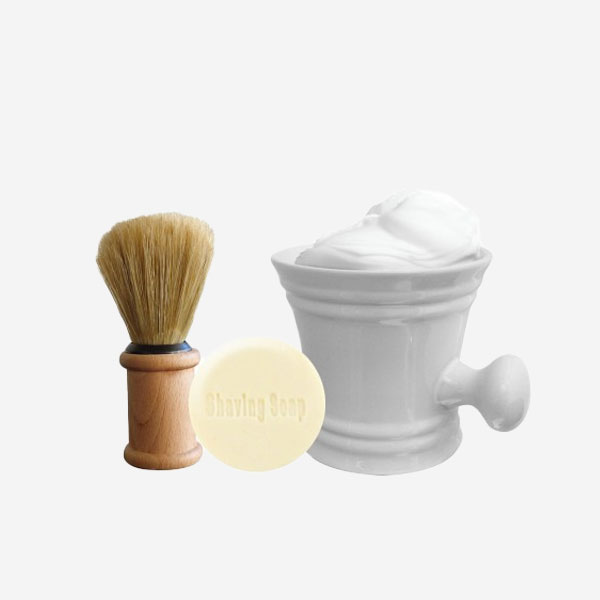 The Shave Factory Shaving Mug Set White