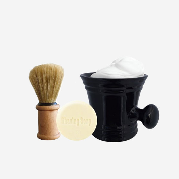The Shave Factory Shaving Mug Set Black