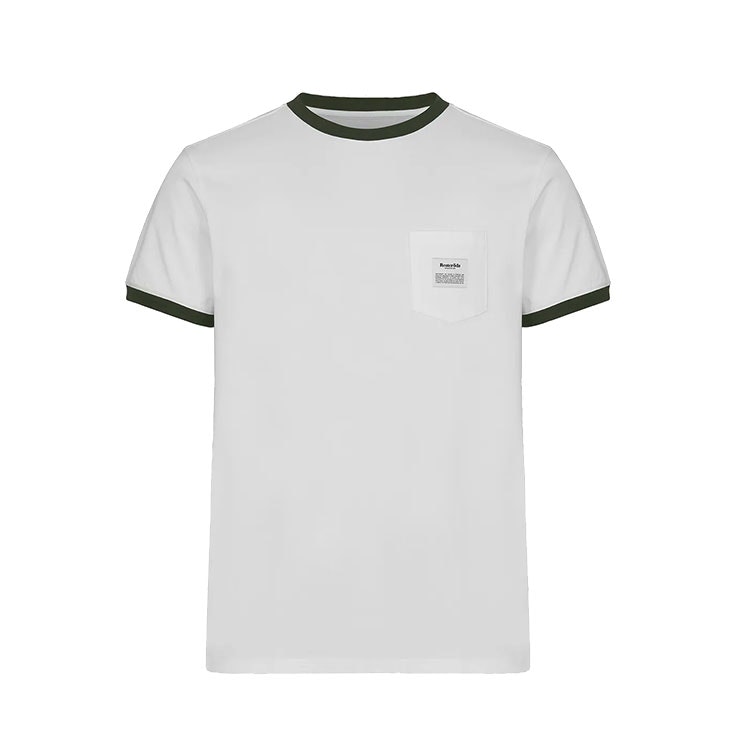 Resteröds Retro Pocket Tee White Army