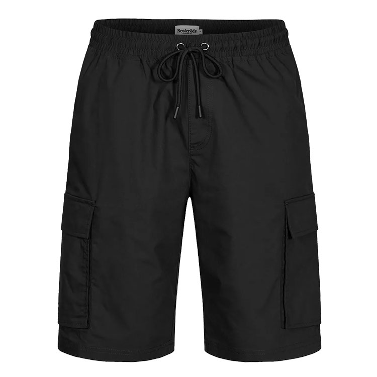 Resteröds Cargo Shorts Lightweight Black