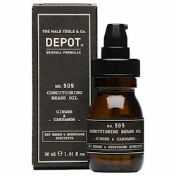 Depot No. 505 Beard Oil Leather & Wood