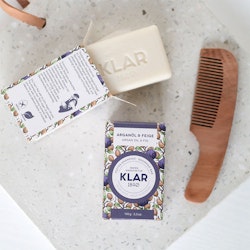Klar Seifen Argan Oil & Fig Shampoo Bar - Torrt Hår