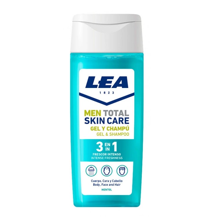 LEA Men Total Skin Care 3 in 1 Intense & Freshness Shower Gel and Shampoo