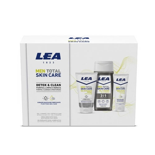LEA Men Total Skin Care Detox & Clean Kit