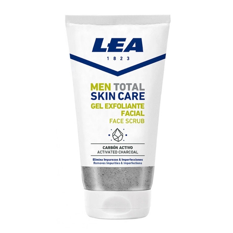 LEA Men Total Skin Care Activated Charcoal Face Scrub