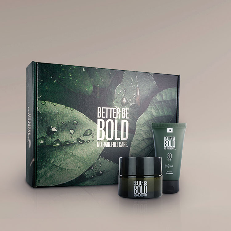 Better Be Bold Gift Box for Happy Bald People NO BURN(OUT)