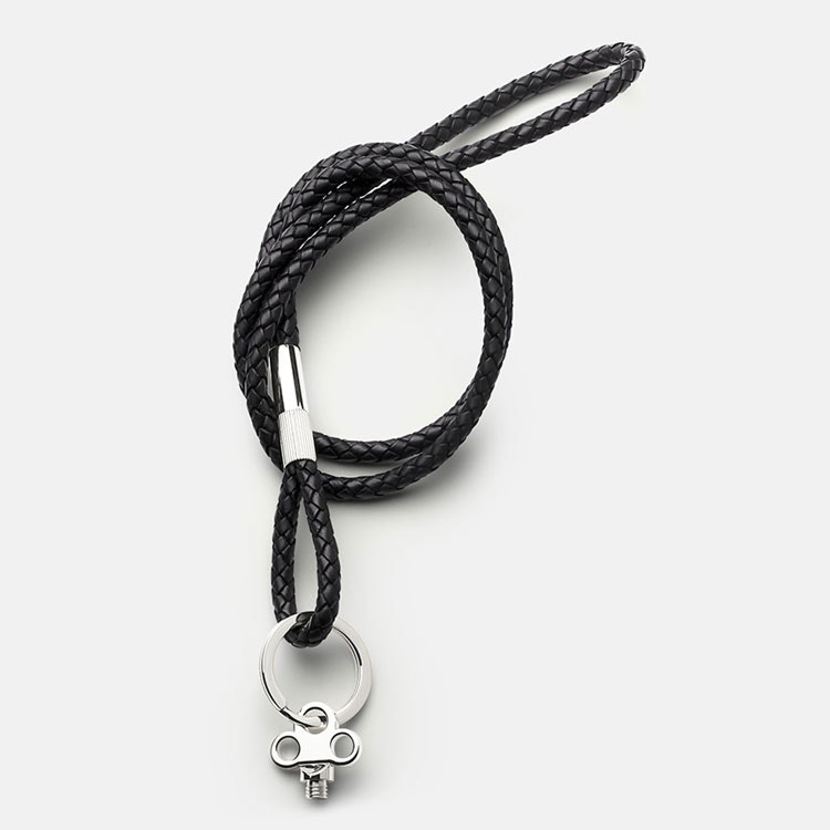 Skultuna Keychain Silver Black