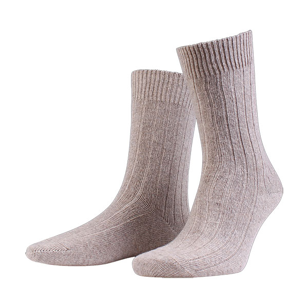 Amanda Christensen Supreme Ankle sock Cashmere/Wool Brown