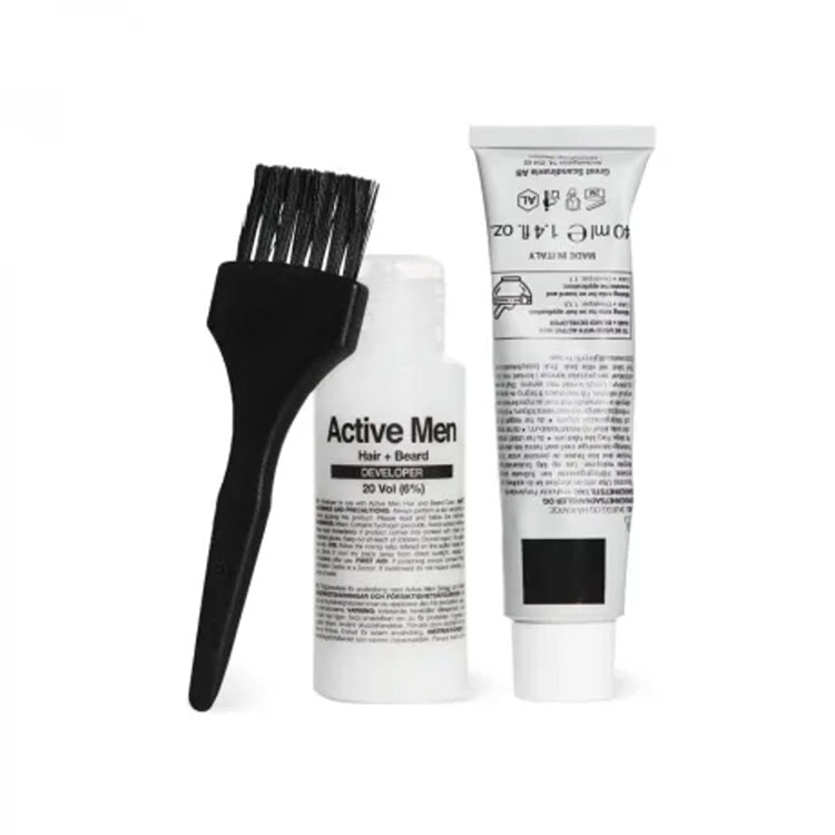 Active Men Beard and Hair color - Light Brown