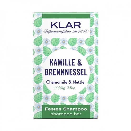 Klar Seifen Chamomile & Nettle Shampoo Bar - Frissigt hår