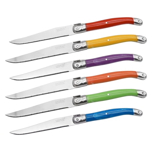 Laguiole Colours Stekkniv 6 st (40271017)