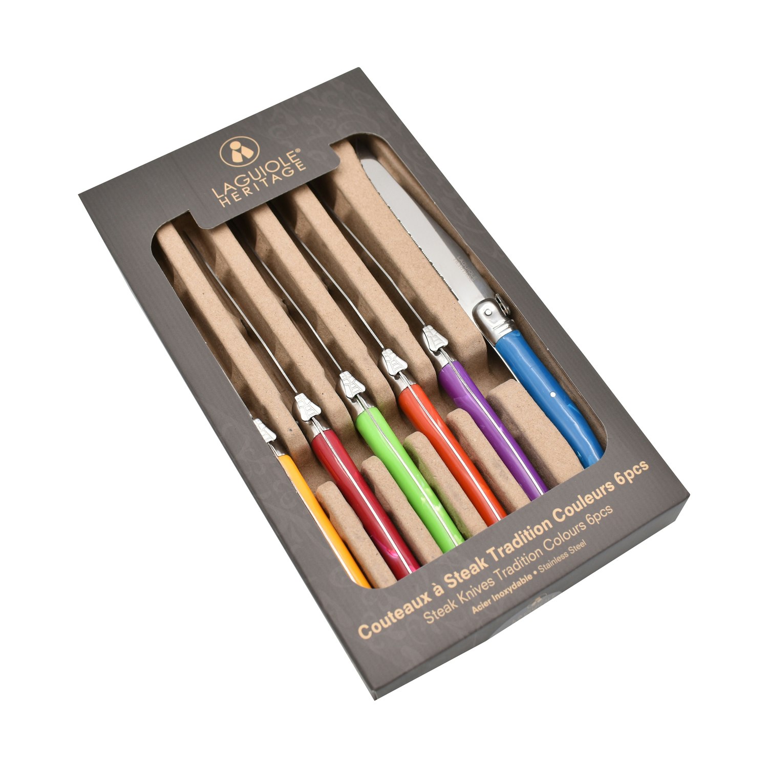 Laguiole Colours Stekkniv 6 st (40271017)