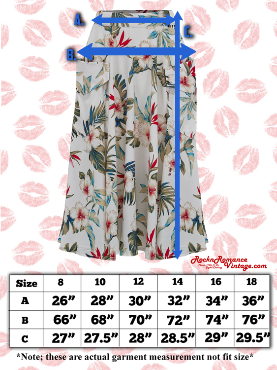 hawaiian swing skirt