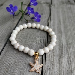 Armband - howlite