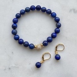 Örhängen - lapis lazuli