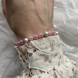 Armband - blommor och Swarovski